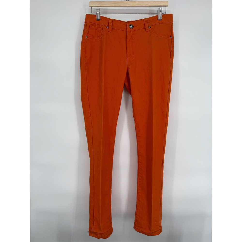 Blue‎ Faith Women's Orange Bootcut Jeans Flared Leg High Rise Sz 12